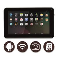 Denver Tablet TAQ-70333 17,78 cm (7") mit Android u. QuadCore, schwarz