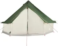 vidaXL Tipi-Familienzelt 12 Personen Grün Wasserdicht