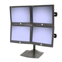 Ergotron DS100 Monitorständer - 56,25 kg Belastbarkeit - 61 cm (24 Zoll) Flachbildschirme - Schwarz