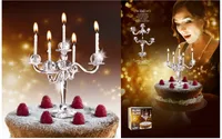 Kerzenhalter f. Kuchen mit 9 Kerzen Kerzenleuchter Kerzenständer Cake Candelabra
