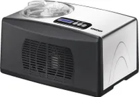 UNOLD 48806 Eismaschine Cortina - mit Kompressor, 150 watt, 1,5 Liter Eiscreme, für Eis, Sorbet und Frozen Joghurt, Sahneeis.