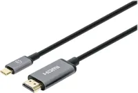 MANHATTAN 4K@60Hz USB-C auf HDMI-Kabel Stecker/Stecker 2m