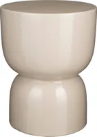 Mica Decorations Stage Beistelltisch - H45 x Ø35 cm - Zement - Beige