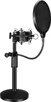 Mozos Mikrofon-Set: Tischstativ, Poppfilter, Antivibrationskorb MKIT-STAND