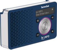 TechniSat DigitRadio 1 hr iNFO Edition Taschenradio dunkelblau/silber