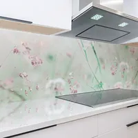 Küchenrückwand Blütentraum 60 x 300 cm, robuste ABS-Kunststoff Platte Monolith mit Direktdruck