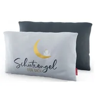 Kuschel Kissen Schutzengel für Dich mit Mond 25x40cm Geschenk für Dich