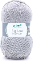 Gründl Wolle Big Lisa Premium 250 g hellgrau