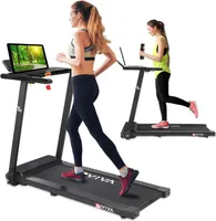 AsVIVA Büro Laufband T21 – Klappbar, 2,5 PS, 12 km/h, Bluetooth, Dämpfung