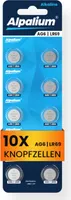 AG6 / LR69 / 921 Knopfzellen - 10 Stück, Alpalium Alkaline, Uhrenbatterien