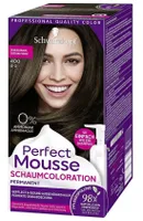 Schwarzkopf Perfect Mousse Permanente Schaumcoloration Haarfarbe 400/4-0 Dunkelbraun 92,5ml