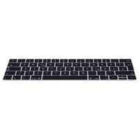kwmobile Tastaturschutz kompatibel mit Apple MacBook Pro 13" / 15" (ab 2016) - QWERTZ Silikon Laptop Abdeckung Schwarz