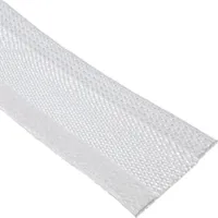 InLine® Kabelschlauch, Gewebeschlauch mit Klettverschluss, 1m x 25mm weiß