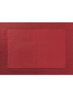 ASA Tischset, granatapfelrot 46x33cm, m. gewebtem