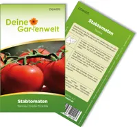 Stabtomaten Tamina Samen - Solanum lycopersicum -Tomatensamen - Gemüsesamen - Saatgut für 15 Pflanzen