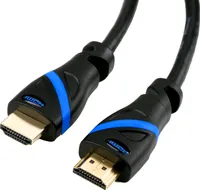 HDMI 2.0 Kabel, 3 m, schwarz/blau