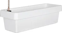 Geli Bewässerungsblumenkasten VIVA Weiß 100 x 21,2 cm - Kunststoff