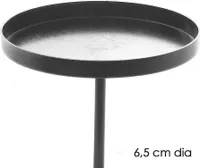 Kerzenpick 6,5Cm Schwarz 54499