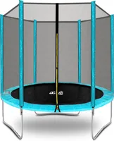 Aga SPORT TOP Trampolína 180 cm Svetlo modrá + ochranná sieť