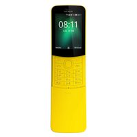 Nokia 8110 4G Gelb [6,2cm (2,45") TFT Display, 2MP Hauptkamera]