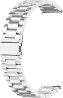 INF Remienok na hodinky 22 mm Huawei Watch GT/Magic/TicWatch Pro z nehrdzavejúcej ocele Strieborná