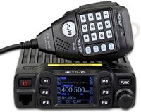 Retevis RT95 Mini mobilní zařízení Dvoupásmové amatérské rádio Ham Radio 200 kanálů 5W/15W/25W DTMF 5tónová vysílačka do auta (černá)