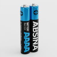 ABSINA 2x Batterien AAAA für Surface Pen, Tablet Stift und vieles mehr, AAAA Batterie 1,5V Alkaline, Mini Batterien AAAA LR61 E96