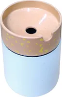 Aschenbecher Zigarettenform Metall Tisch Ascher