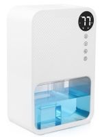 MalTec Luftentfeuchter DH3800 3,8L Lufttrockner, Entfeuchter, Leise Raumentfeuchter mit Timer, Ideal für Schlafzimmer, Wohnzimmer und Kinderzimmer, LCD Anzeige und Schlafmodus, 80W Weiß