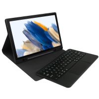 Abnehmbare 10,5-Zoll-Tablet-Schutzhülle mit BT-Tastatur, Stiftschlitz, Touchpad, kompatibel mit Samsung Galaxy Tab A8 SM-X200/SM-X205/SM-X207