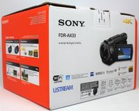 Sony FDR-AX33 4K-Handycam 8,3 Megapixel schwarz