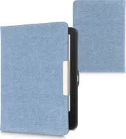 kwmobile Klapphülle kompatibel mit Tolino Vision 1 / 2 / 3 / 4 HD - Schutzhülle e-Reader - Hülle eReader - Hellblau