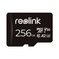 Reolink MicroSDXC Speicherkarte, Klasse 10 U3 TF Speicherkarte, kompatibel mit Reolink Überwachungskamera, 256GB
