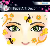 HERMA 15301 Face Art Sticker Sterne, dermatologisch getestet