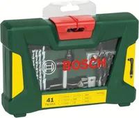 Bosch 41tlg. V-Line Bohrer- und Bit-Set mit Winkelschrauber Werkzeugkoffer