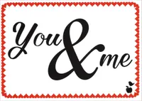 Postkarte MainSpatzen "You & me"