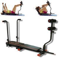 Gymform® Fast Abs - Bauchmuskeltrainer, Bauchtrainer Zuhause, Fitnessgerät klappbar, Sit up Bank, bis 120kg