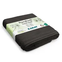 Handtuch Bay sanft, saugstark und vielseitig nutzbar Schwarz 49 x 98 cm
