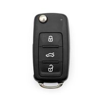3 Tasten Auto Schlüssel Gehäuse für VW Seat Skoda modern T5 T6 Sharan ab Golf 6