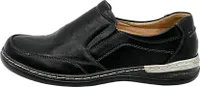 Venustein Damen Mokassins Halbschuhe Slipper 9528, Schwarz, Größe 37