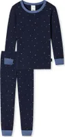 Schiesser Kleinkinder Jungen Schlafanzug lang ST dunkelblau 116
