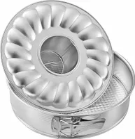 Springform mit Flach- und Rohrboden Silver, Ø 26 cm
