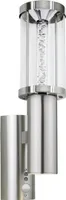 Eglo 94128 TRONO STICK GU10 LED Außen-Wand-/Deckenleuchte Sensor Edelstahl Warmweiss IP44