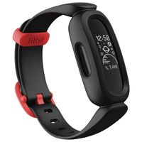 Fitbit Ace 3 Fitness tracker, OLED, dotykový displej, vodotesný, Bluetooth, čierna/Racer červená