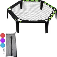 Best Sporting Schmetterball Set Outdoor I Roundnet Set mit 3 Bällen + Tasche, Pumpe und Anleitung