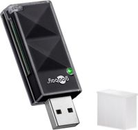 Kartenlesegerät USB 2.0, Schwarz
