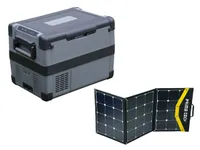 Kompressor-Kühlbox Pro-Line bis -22°C, 12/24 V (60 l) + Solar Panel