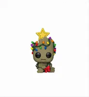 Funko - Pop! Bobble Vinyle Marvel: Holiday - Groot Figura Coleccionable, Multicolor (43333) FUNKO