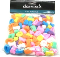 Haargummi Zopfgummi 100 Stück bunt klein Elastisch Zopfband Haarband