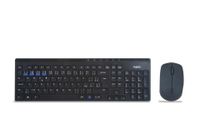 Rapoo 8100M Wireless Multi-Mode Optische Maus und Tastatur Set Schwarz CZ/SK
